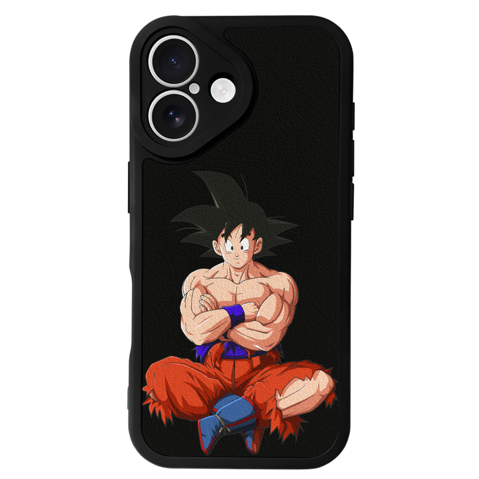 （画像用） ドラゴンボール 孫悟空（そん ごくう）Son Goku カカロット DRAGON BALL Kakarotto 【iPhone 16シリーズ対応】シリコンスマホケース（レザー調） 材質：シリコン